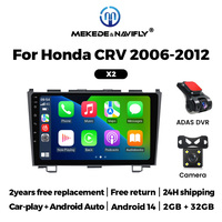 MEKEDE Navigation GPS Autoradio Android Lecteur vidéo WiFi Car-play pour Honda CRV 2006 2007 2008 2009 2010 2011 2012 Multimédia