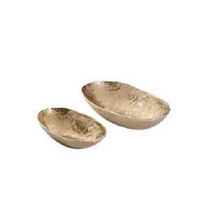 Cuencos de latón de diseño único para comida, vajilla redonda de Color dorado, diferentes tamaños, perfectos para utensilios de cocina y accesorios para servir alimentos - Product Image 2