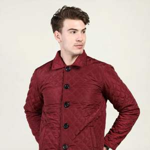 Veste d'hiver simple pour hommes Veste isolée, chaude et légère pour temps froid avec fermeture à glissière - Product Image 2