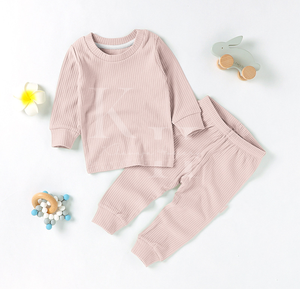 Ensemble pull et pantalon en tricot pour enfants | Vêtements d'hiver chauds unisexes pour tout-petits garçons et filles | OEM disponible - Product Image 3