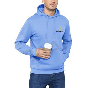 Sweat-shirts à capuche pour hommes et femmes en bleu clair - Product Image 1