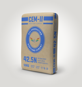 CEM II 42.5N - ATZ PORTLAND CEMENT precio razonable alto estándar y personalizado disponible para la construcción - Product Image 1