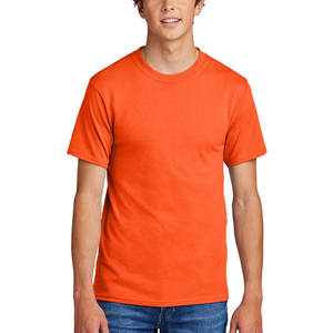 Camisetas estampadas con logotipo elegante para hombre, camisetas blancas de manga corta de color sólido 100% algodón - Product Image 3