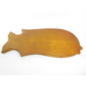 Ustensiles de cuisine en forme de poisson les plus vendus Assiette et plateau de fruits en bois massif Assiette à dessert en bois de bambou de qualité supérieure - Product Image 2