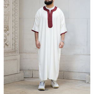 Fabricantes de ropa OEM / ODM Fabricantes de ropa musulmana Thobe marroquí para hombres - Product Image 4