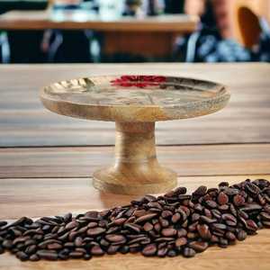 Support à gâteau rond personnalisé en bois pour tasses à dessert pour mariages fêtes restaurants boulangeries hôtels ou bureaux à domicile - Product Image 3