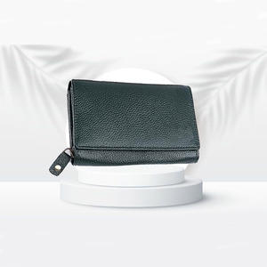 Carteras con tarjetero RFID de lujo al por mayor de fábrica para mujer, monedero largo minimalista de cuero PU para mujer con cremallera personalizada - Product Image 6