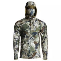 Chemises de chasse imperméables à capuche intégrale personnalisées, à manches longues, respirantes, séchage rapide, tissu de haute qualité, pour sports de plein air