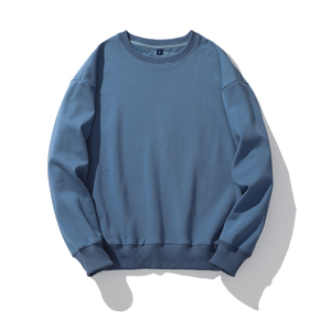 Épaule Hommes Sweat Surdimensionné Pull Coton Spandex Ras Du Cou À Manches Longues Logo Personnalisé Sweat - Product Image 1