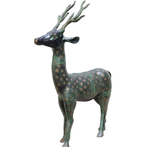 Estatuilla de animal de metal de mono sólido clásico, acento de decoración del hogar de estilo vintage para exhibición disponible a precios al por mayor - Product Image 6