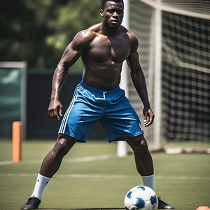 Short d'entraînement de football pour hommes Short de football de football à taille haute avec cordon de serrage pour hommes 100% Short de football de rugby en polyester - Product Image 6