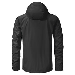 Chaqueta con capucha Softshell personalizada para hombre, resistente al agua con forro polar abrigo de invierno para trabajo al aire libre, decoración con patrón de senderismo - Product Image 2