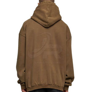 Sudaderas con Capucha de Color Sólido con Diseño de Logotipo Personalizado para Hombre, Ropa Cómoda, Sudaderas con Capucha con Lavado Ácido - Product Image 3