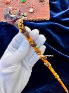 ไม้กายสิทธิ์อเมทิสต์คริสตัลพลอยธรรมชาติทำมือของขวัญทางจิตวิญญาณวาดนางฟ้ารักษาด้วยเวทมนตร์เรกิเลื่อนลอย - Product Image 4