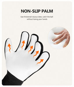 Recién llegado, guantes de portero, guantes de portero profesionales a prueba de agua, protección completa para los dedos, guantes coloridos con impresión de logotipo - Product Image 4