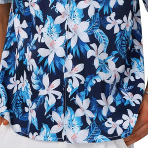Chemise hawaïenne 100% coton à manches courtes pour homme Tissu popeline respirante Imprimé plage tropicale Fabricant d'été - Product Image 3