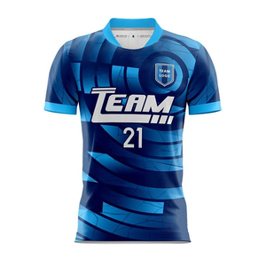 Vente en gros de vêtements de football de l'équipe de kit de rugby bleu blanc les plus vendus sur mesure avec des prix bon marché et des logos personnalisés - Product Image 5