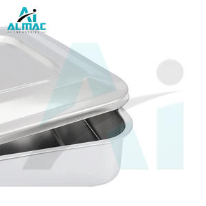 ALMAC Logo personnalisé Plateau de laboratoire chirurgical en acier inoxydable de haute qualité avec couvercle Ensemble d'instruments manuels pour la chirurgie Malinmaus - Product Image 4