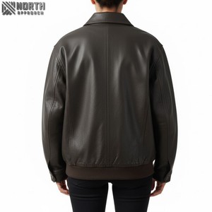 High Quality Women's <b>Winter</b> <b>Leather</b> <b>Jacket</b> with Customized Logo Breathable Design 100% Polyester - Product Image 2