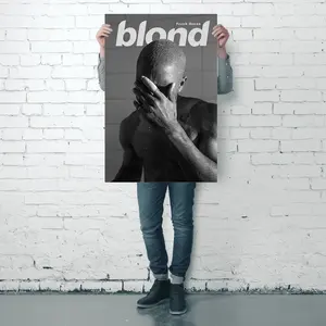 Affiche Frank Ocean au design blond élégant pour décoration murale - Product Image 2