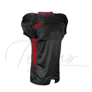 Maillots de football américain à manches courtes imprimés respirants de la meilleure qualité pour unisexe - Product Image 6
