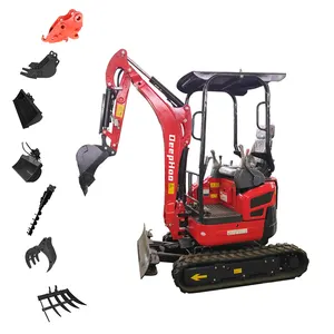 Importación Kubota motor excavadora 2 toneladas EPA Tier 4 mini excavadoras para la venta en Canadá