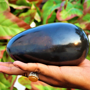 Wholesale Natural Good Quality 55MM Black Tourmaline Healing Reiki Aura Metaphysical Power <b>Egg</b> - Product Image 3