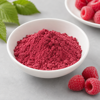 Natuurlijk Rode Frambozenextract Poeder Voedingsmiddelkwaliteit Fruit Ingrediënt OEM ODM Private Label Groothandel Bulk Fabriek Leverancier