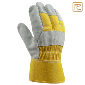 Meilleures ventes Gants de gréement canadiens en cuir de vache fendu de taille XL Gants de sécurité ignifuges pour travaux de soudage et de jardinage - Product Image 2