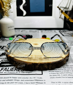 Pear Cut Moissanite Diamond Rimless Iced Out Hip Hop Luxury Sparkle Eyewear <b>Sunglasses</b> For Men Women Party Wear - Product Image 2