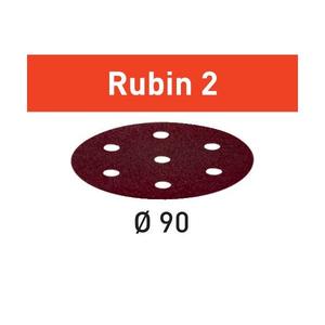 แผ่นกระดาษทราย Festool STF D90/6 Rubin 2 แพ็ค 50 ชิ้น - Product Image 1