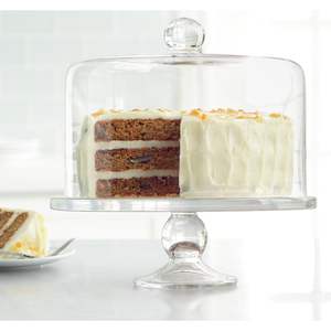 Traditional Glass Cake Stand With Dome Enhancing Classic Cake Presentation For Family Celebrations - Product Image 4