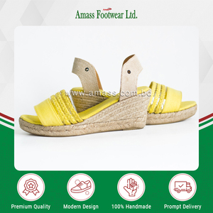 100% calidad genuina diseñador moderno cuero transpirable superior moda lujo mujer boda desgaste alpargatas sandalias - Product Image 3