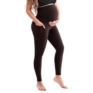 Pantaloni Premaman NZMAN a Vita Alta, Contenitivi e Aderenti per l'Estate - Product Image 1
