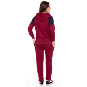 Chándales de algodón suave para mujer, chándal personalizado de 2 piezas, ropa informal, servicio OEM, venta al por mayor - Product Image 3