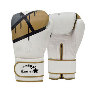 Guantes de boxeo impermeables de alta calidad Guantes de entrenamiento de cuero PU para gimnasio Artes marciales y lucha - Product Image 1