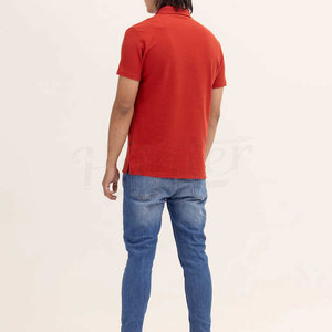Chemises polo pour hommes décontractées, vente chaude, nouveau design, logo personnalisé, couleur unie, respirantes, pour hommes - Product Image 6