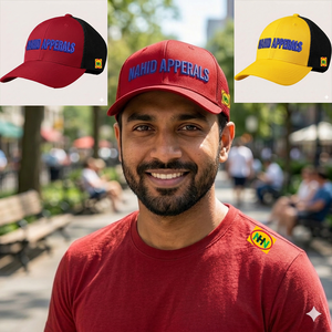 Gorras de Béisbol Deportivas de Algodón con Estampado Digital en Relieve Multicolor para las Cuatro Estaciones, Estilo Felpa, con Visera Curva, Unisex - Product Image 1