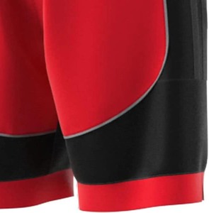 Men's Creator 365 Casual Style Shorts High Quality 100% Cotton Breathable Mesh <b>Red</b> Black Custom Logo Solid Gym Use Washed Plain - Product Image 5