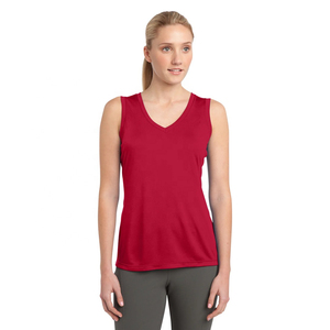 Camiseta sin Mangas Perfecta para Mujer, Color Personalizado, Jersey para Dama, Transpirable, de Algodón y Fibra de Bambú, Antibolitas, de Secado Rápido, con Dobladillo Curvo, Informal - Product Image 4