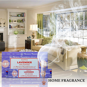 Satya Nag-varitas de incienso de lavanda Champa, 12 unidades, alivio del estrés, vara de incienso para meditación - Product Image 4