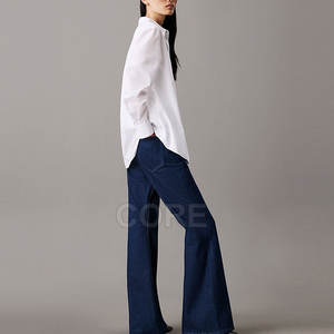 Venta al por mayor de las mujeres pantalones vaqueros acampanados Último Diseño de secado rápido transpirable de las mujeres pantalones vaqueros acampanados - Product Image 2