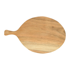 Tabla de cortar de madera de acacia natural con agujero en el mango - Product Image 3