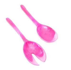 Elegante juego de cubiertos y vajilla de resina de arte popular de Ángel, juego de cuchara para servir ensalada para bodas y fiestas - Product Image 2