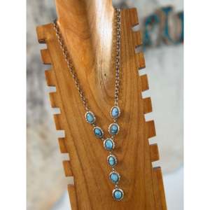 Ensemble de colliers lariat Larry Kaye Golden Hills en turquoise et argent sterling pour les occasions de cadeaux - Product Image 4
