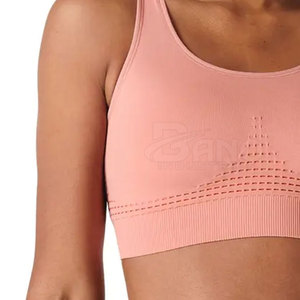 Soutien-gorge de sport taille XS séchage rapide Fitness Gym vêtements de yoga pour les activités de plein air d'été impression de couleur unie pour la course à pied - Product Image 6