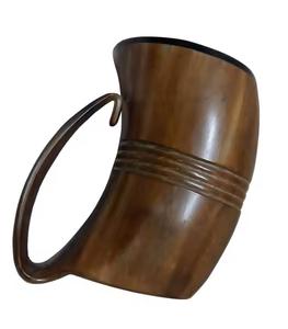 Taza de Cuerno de Búfalo de Lujo Estilo Americano, Diseño Creativo, Excelente Calidad, Pulida, Accesorios de Bar, Suministro al por Mayor, Artículos para Bebidas - Product Image 4