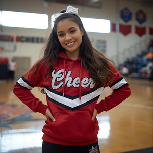 Sudadera con Capucha Personalizada Bordada de Poliéster/Nylon para Invierno, Unisex, con Pedrería, Diseño Liso y Opciones de Personalización - Product Image 1