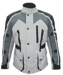 メンズオートバイジャケット夏通気性メッシュオートバイレーシングジャケットCE認証保護落下防止乗馬服