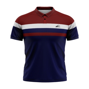 เสื้อโปโลแขนสั้นสำหรับฤดูร้อนผ้าถักออกแบบได้เองมีลายพิมพ์สำหรับเครื่องแบบทีม - Product Image 1